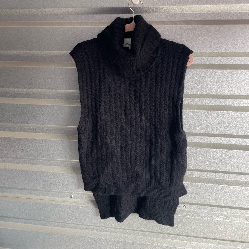 Philip Lim sleeveless alpaca cowl neck sweater